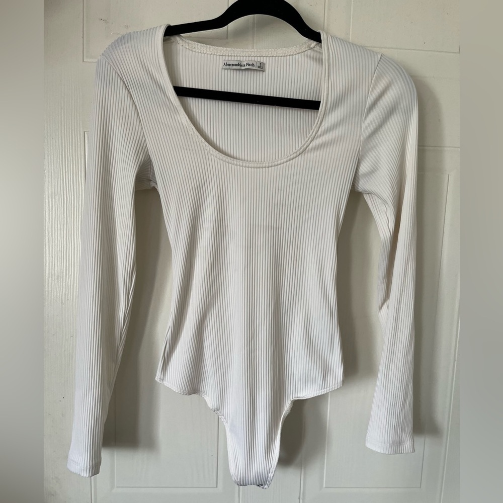 A&F Ribbed Scoop-neck Bodysuit